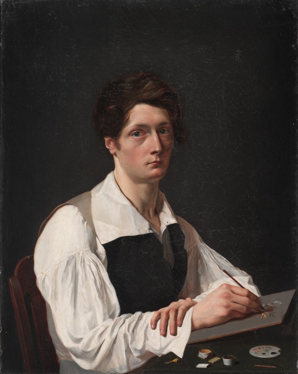 Selvportræt, 1824 af François LePage