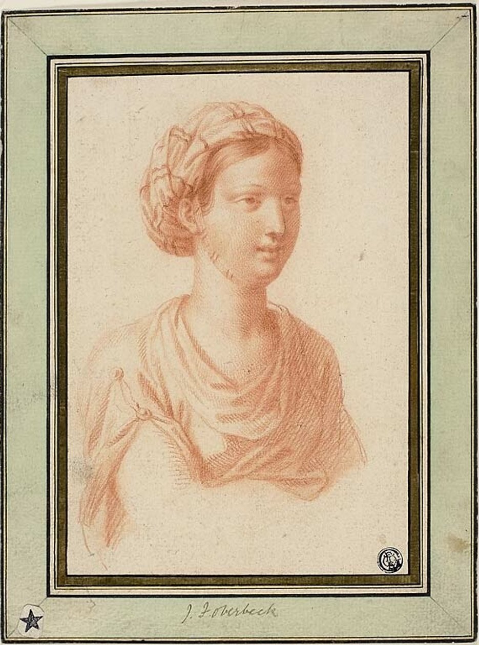 Buste af kvinde med turban af François Le Moyne