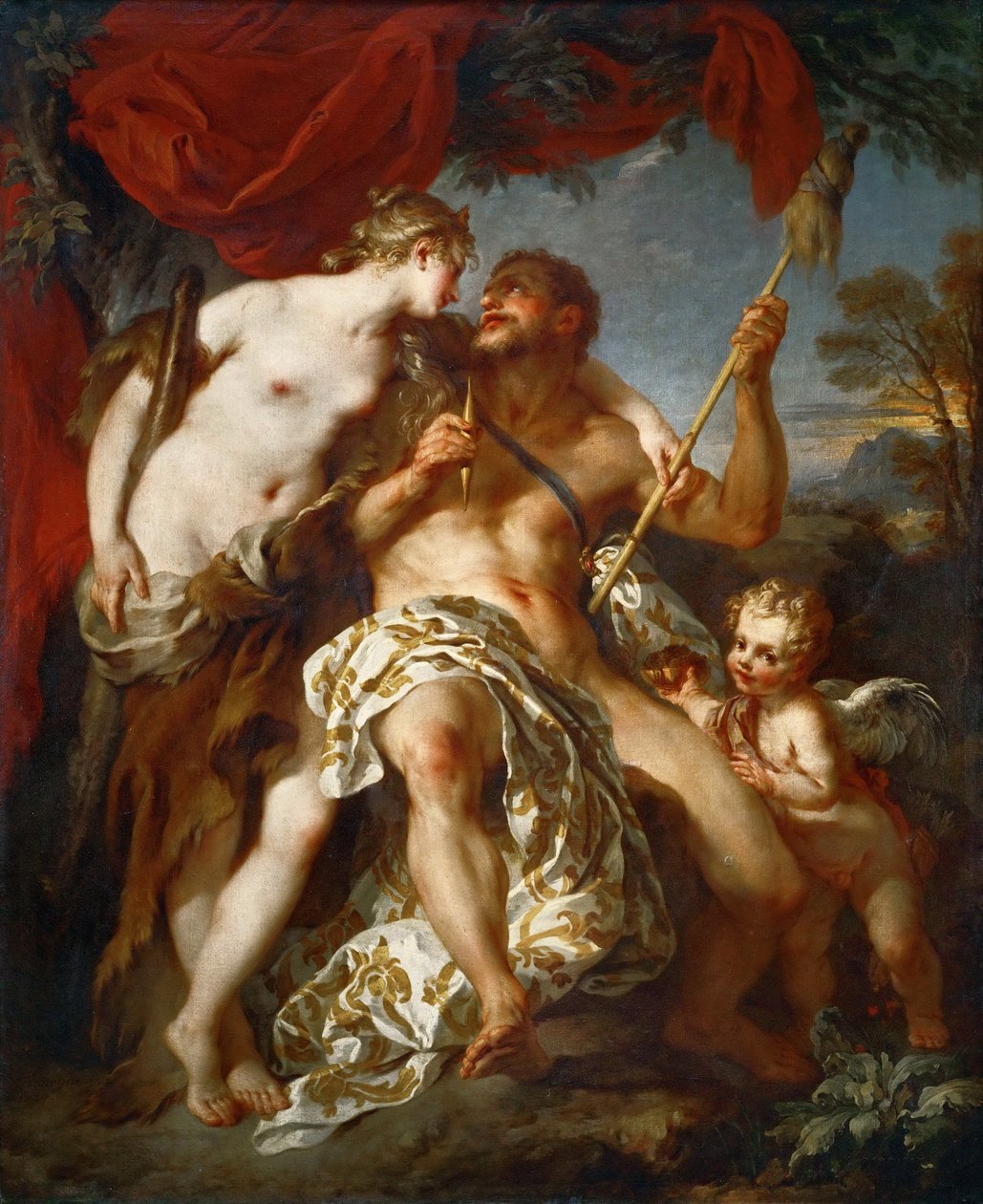 Hercules og Omphale af François Le Moyne