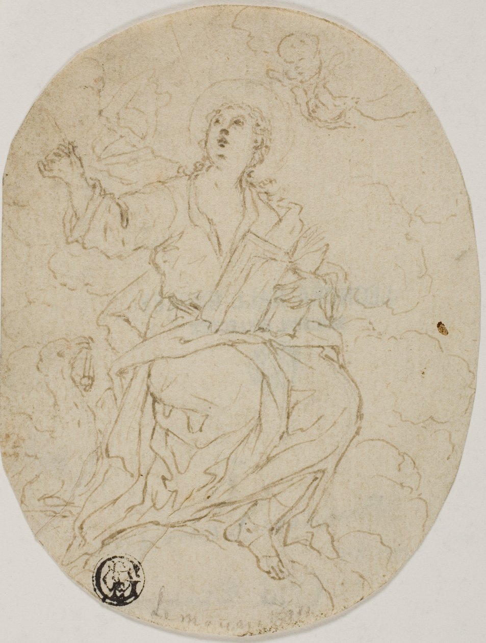 Den hellige Johannes Evangelisten af François Le Moyne