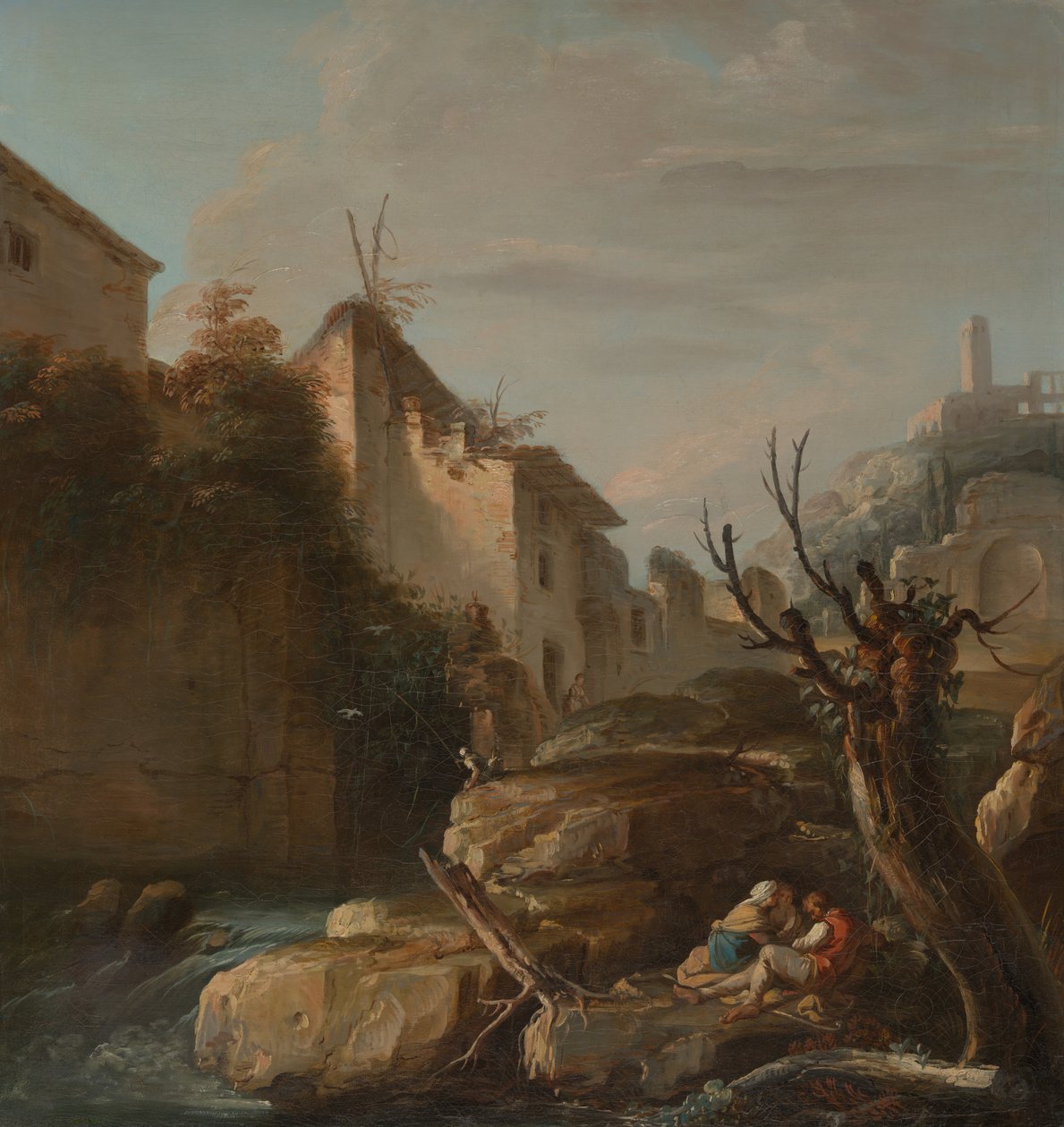 Appeninsk landskab, omkring 1730. af François Lemoyne