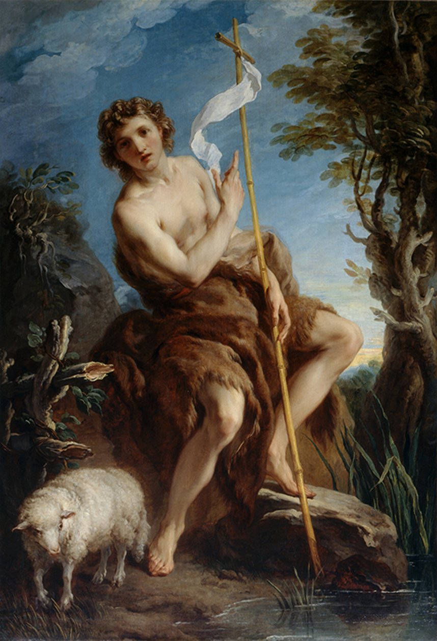 Den hellige Johannes Døberen af François Lemoyne