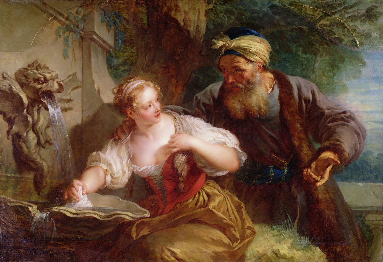 Det amorøse forslag, ca. 1725 af François Lemoyne