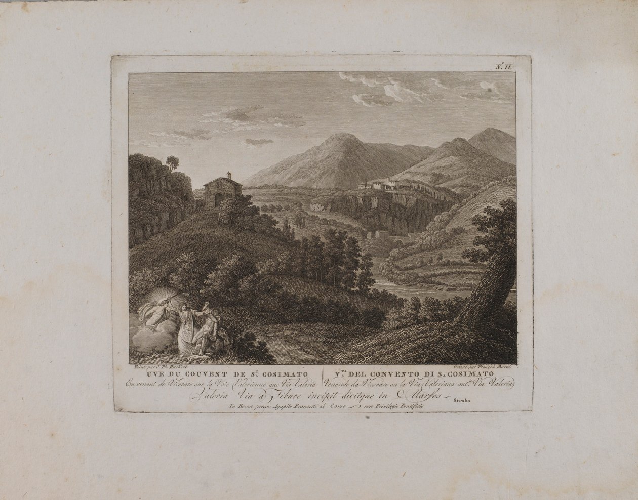 Uve (sic) fra klosteret St. Cosimato (nr. II) af François Morel