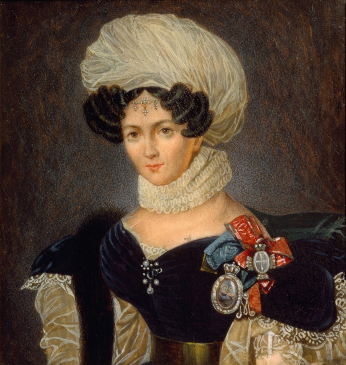 Portræt af prinsesserne Tatyana Vasilievna Golitsyna 1783-1841, 1830