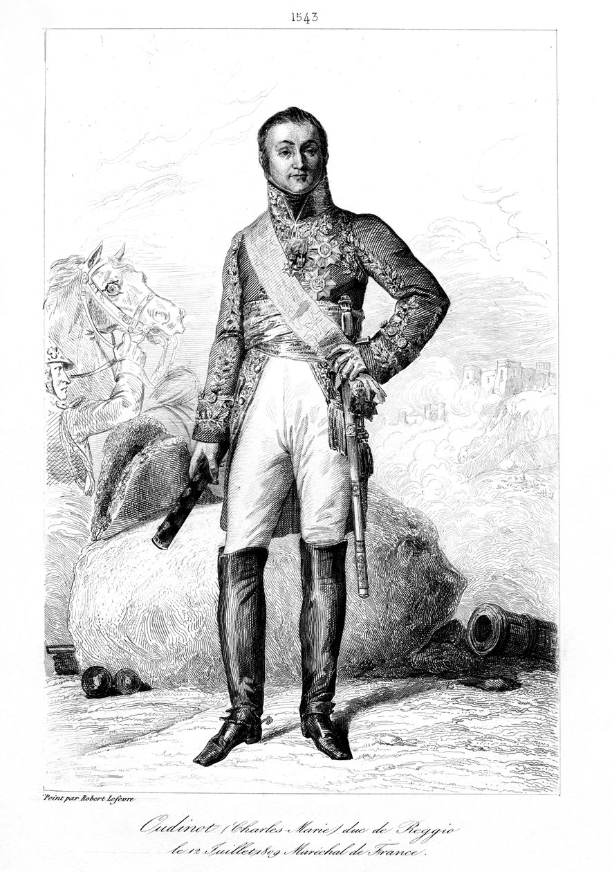 Nicolas Charles Oudinot 1767-1847, hertug af Reggio og marskal af Frankrig, 1839. af François Pigeot