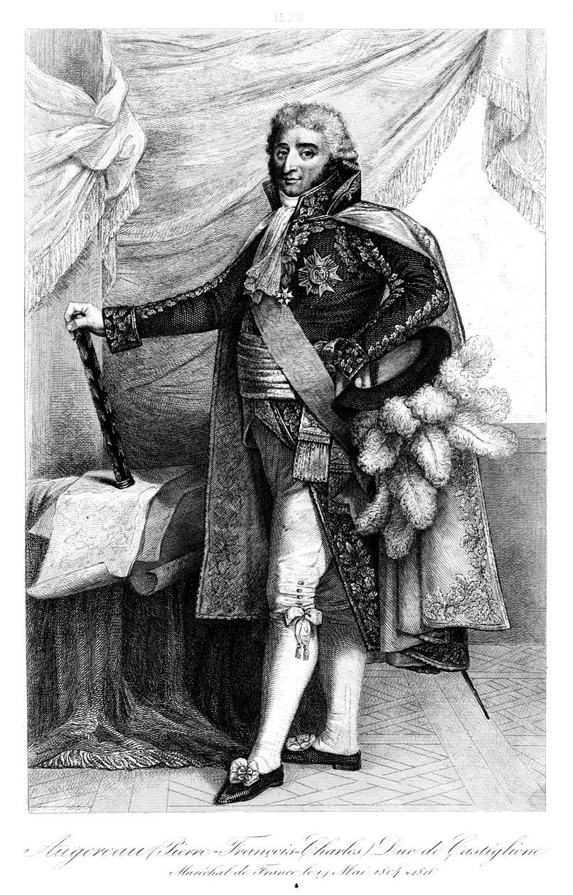 Pierre Augereau 1757-1816, hertug af Castiglione, 1839. af François Pigeot
