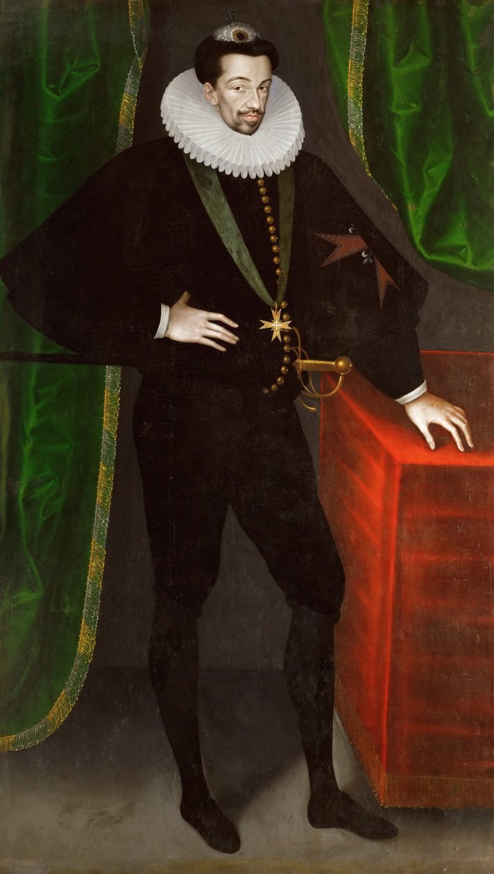 Portræt af Henrik III af Frankrig, konge af Polen og storhertug af Litauen af François Quesnel
