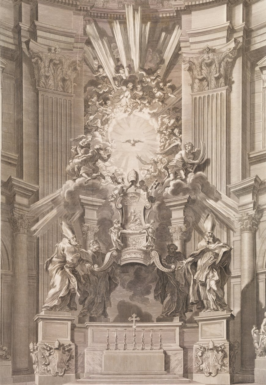 St. Peters stol i templets indre...Plade 41 fra albummet 