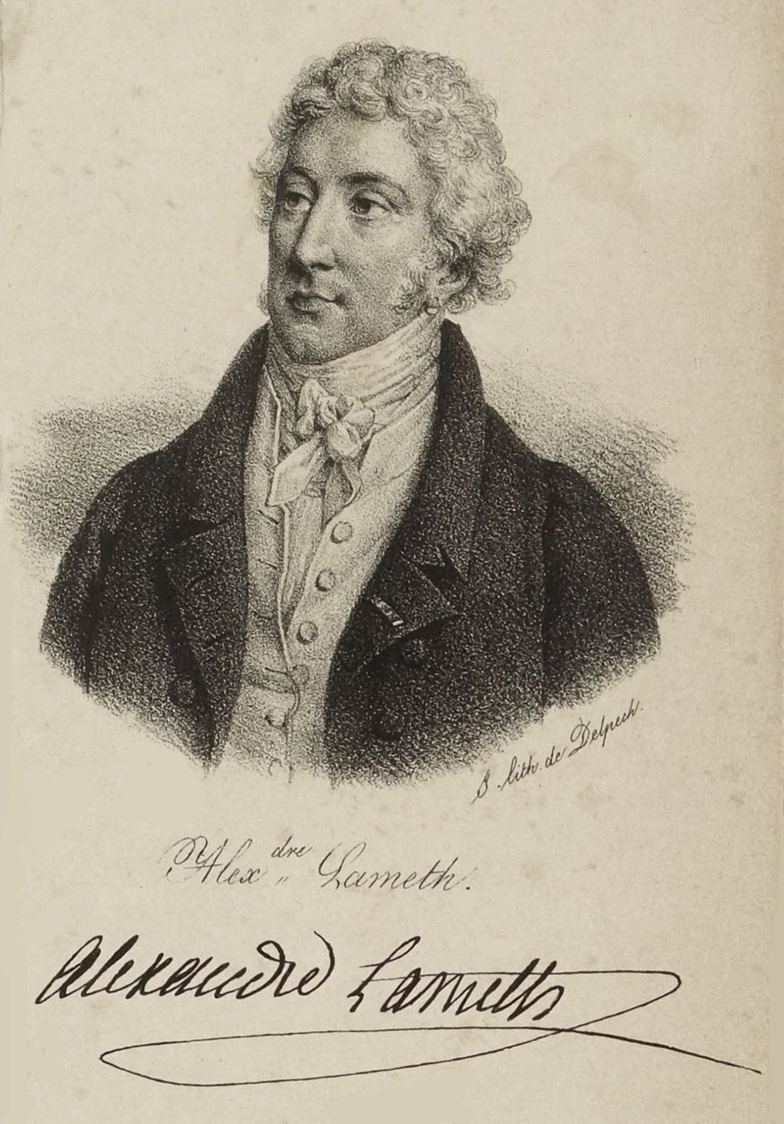 Alex.dre Lameth af Francois Seraphin Delpech