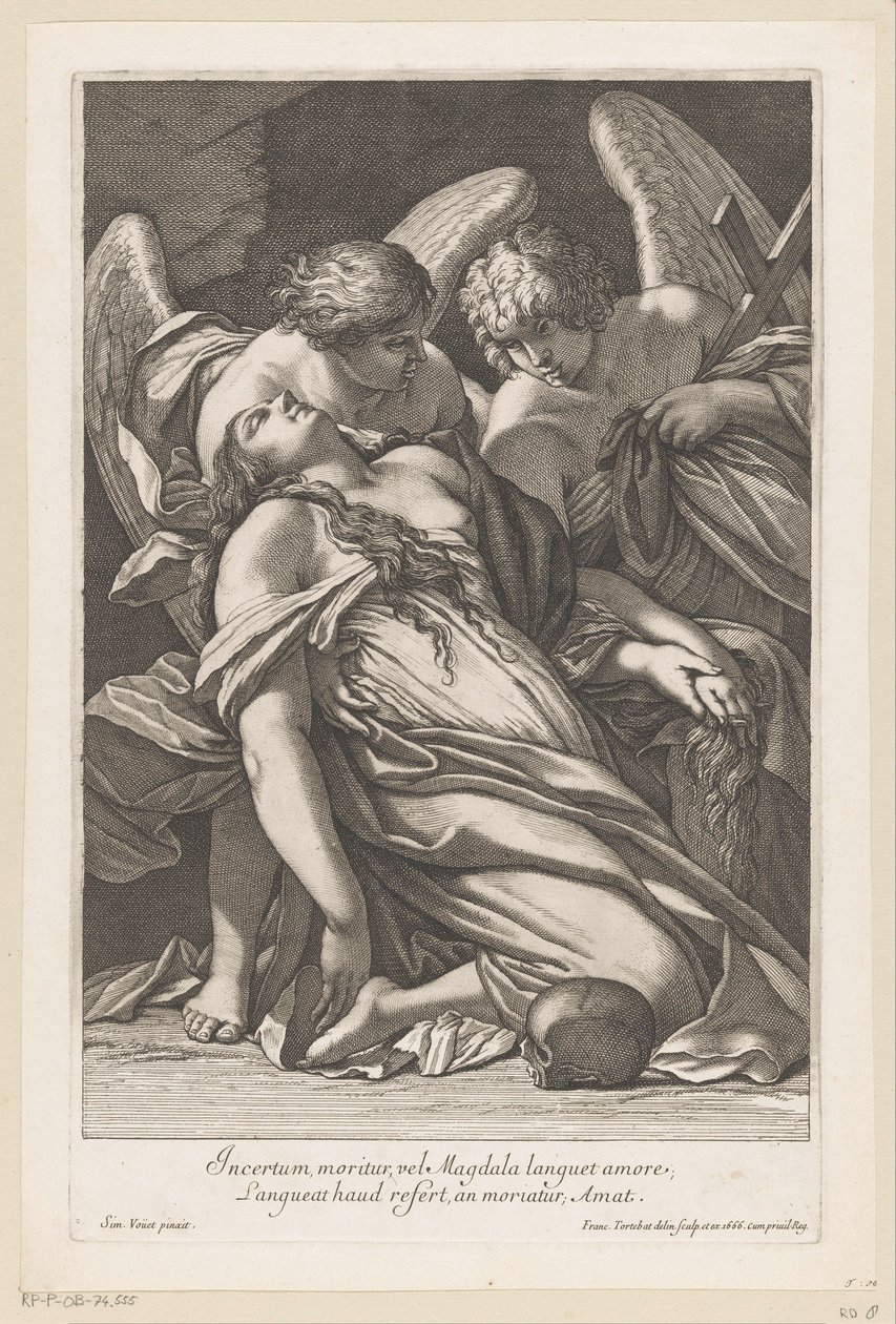 Magdalenas død af François Tortebat