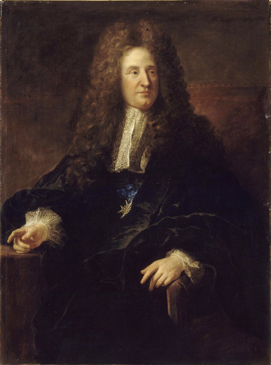 Portræt af Jules Hardouin-Mansart 1646-1701 af François Troy de