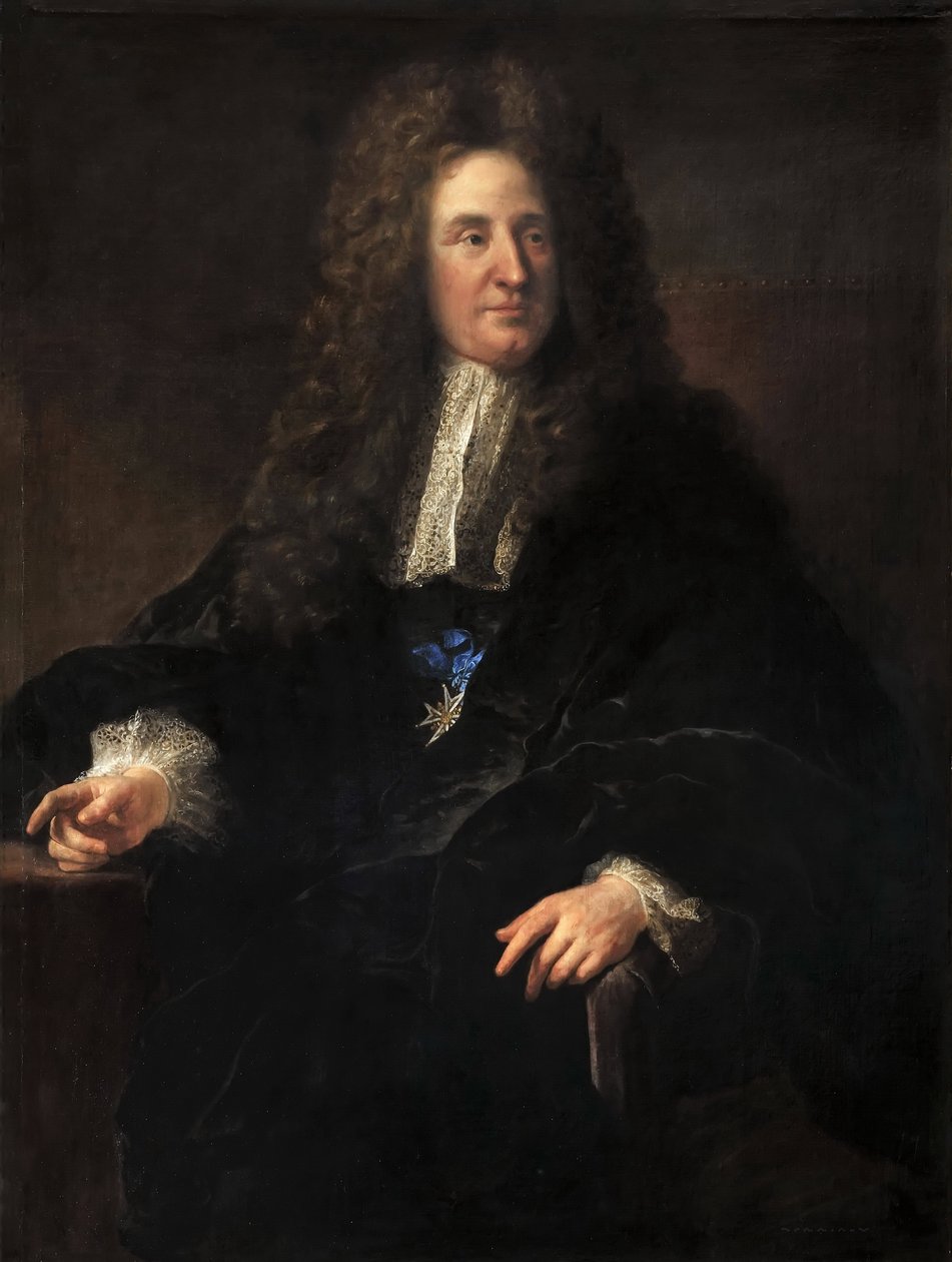 Portræt af Jules Hardouin-Mansart 1646-1701 af François Troy de