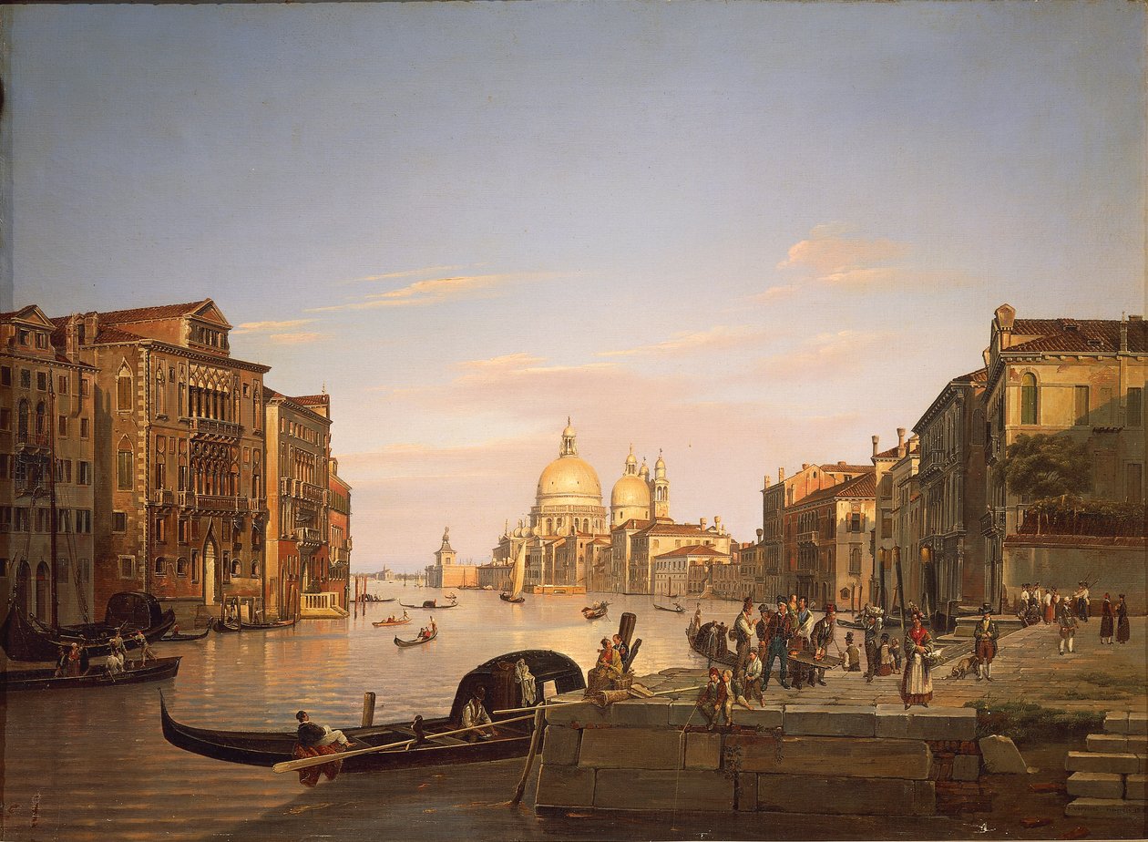 Canal Grande i Venedig, af Francesco Vervloet af François Vervloet