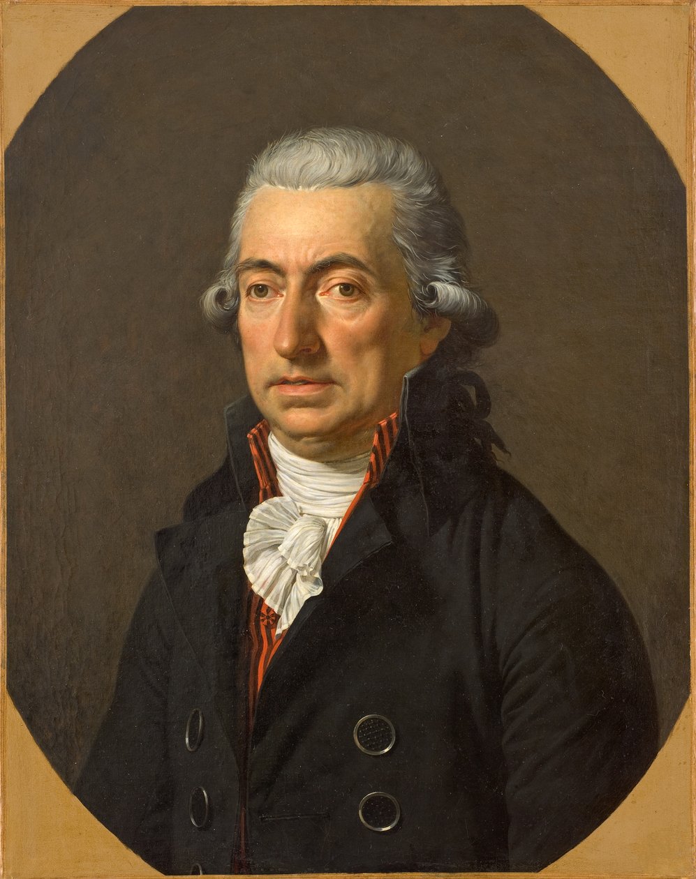 Portræt af Joseph Fabre, kunstnerens far af Francois Xavier Fabre