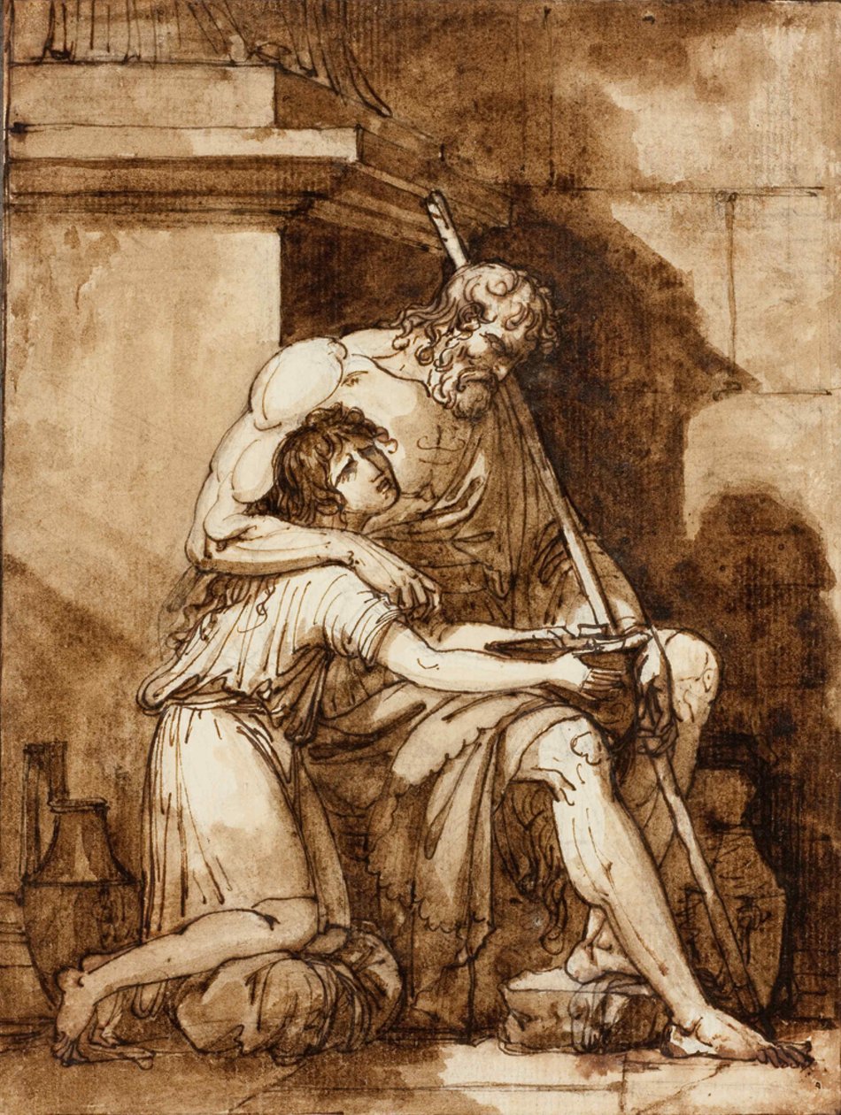 Belisarius, Slutningen af det 18.-begyndelsen af det 19. århundrede. af François Xavier Pascal Fabre