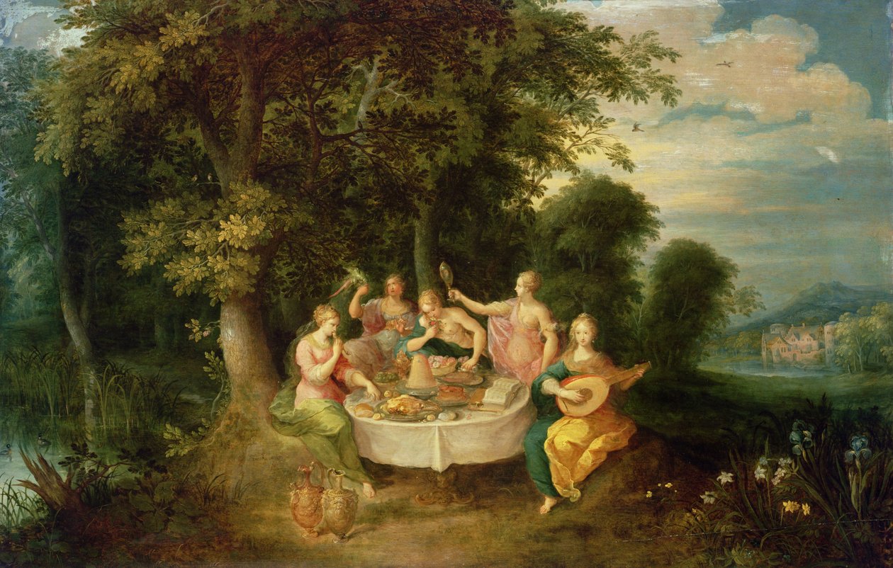 De fem sanser af Abraham Govaerts