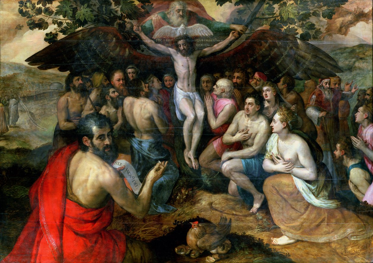Allegori om treenigheden af Frans Floris