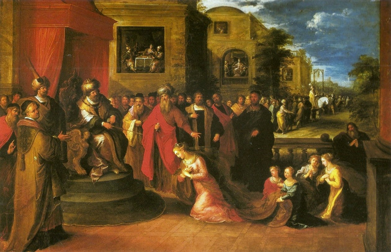 Ester foran Ahasveros af Frans Francken I