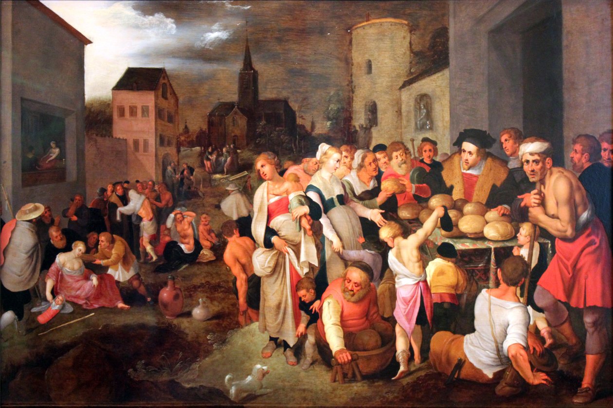 De syv barmhjertighedsværker af Frans II Francken the Younger