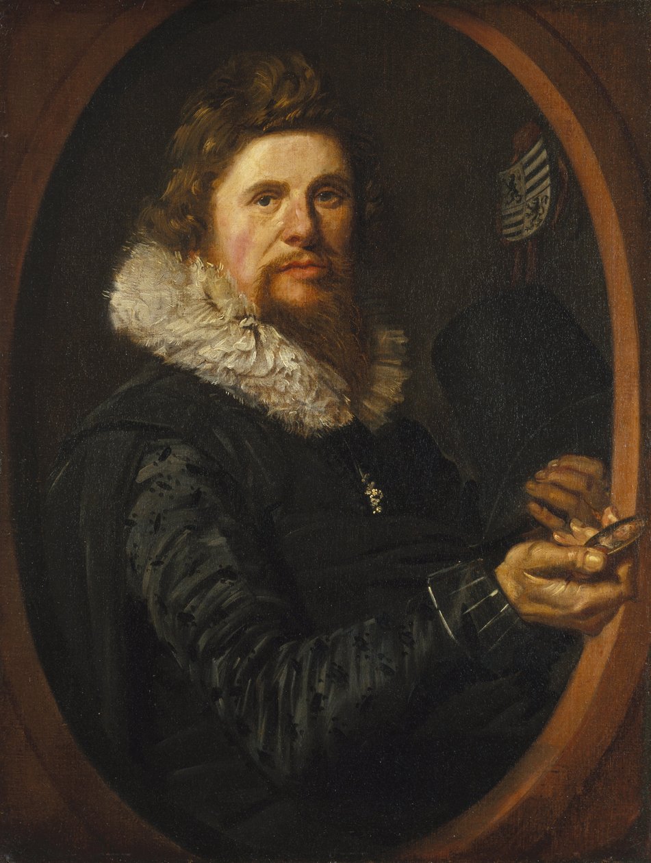 Portræt af en mand af Frans Hals