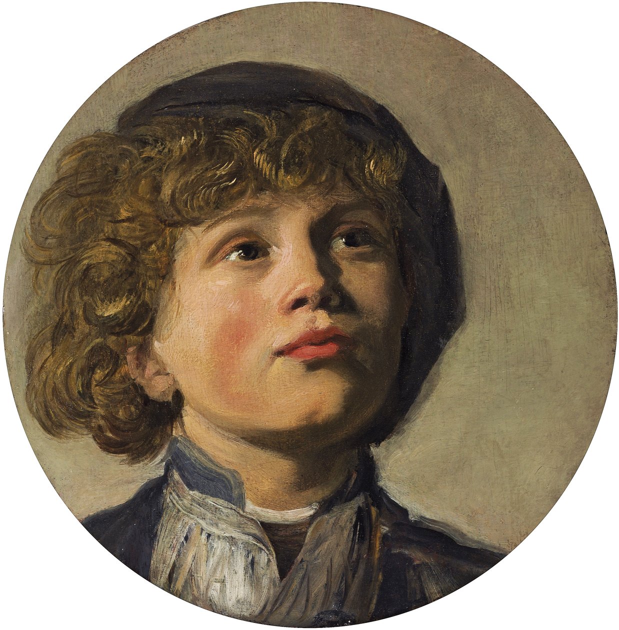 En drengs hoved / Portræt af en dreng af Frans Hals