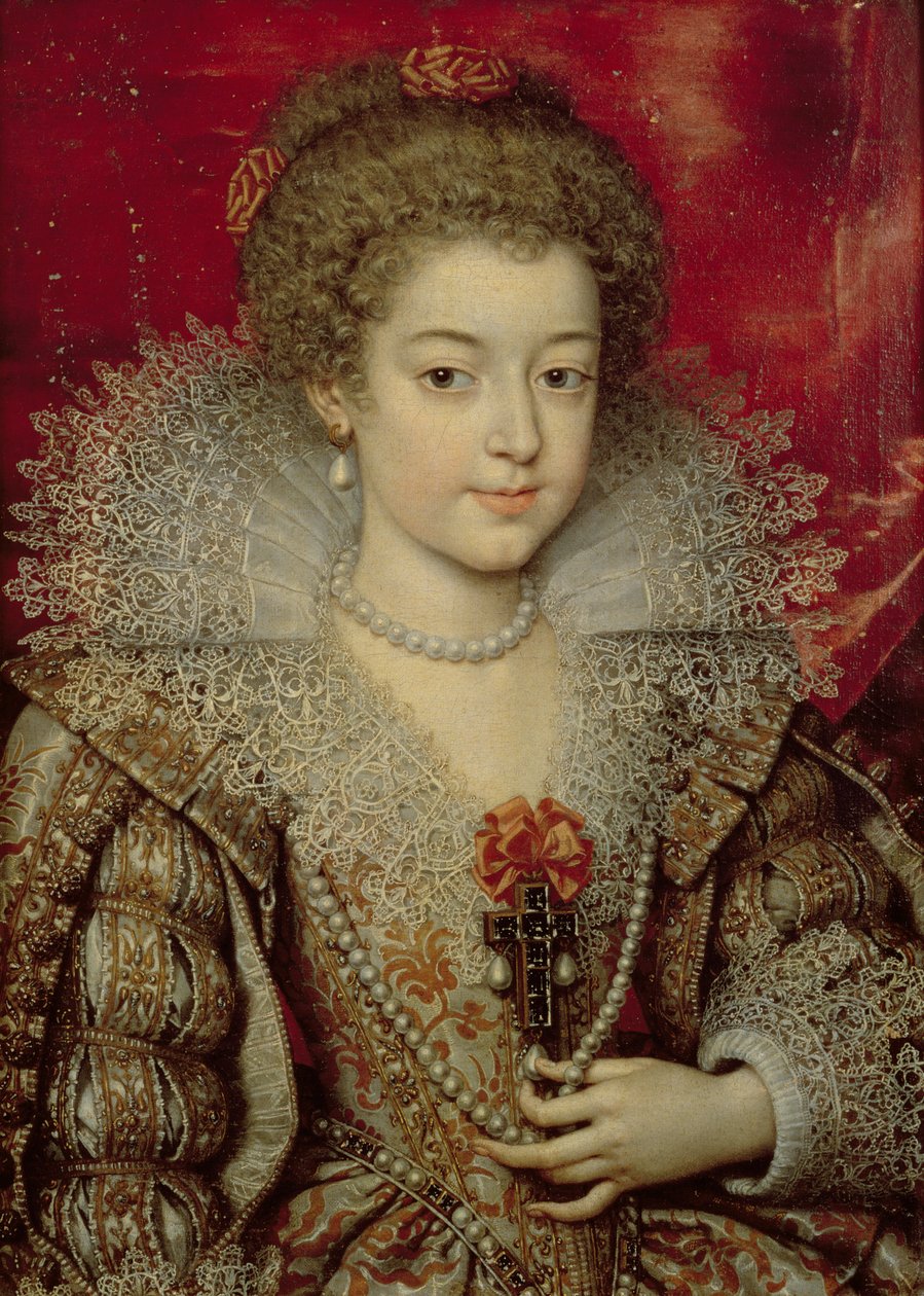 Portræt af Infanta Anna af Frans II Pourbus