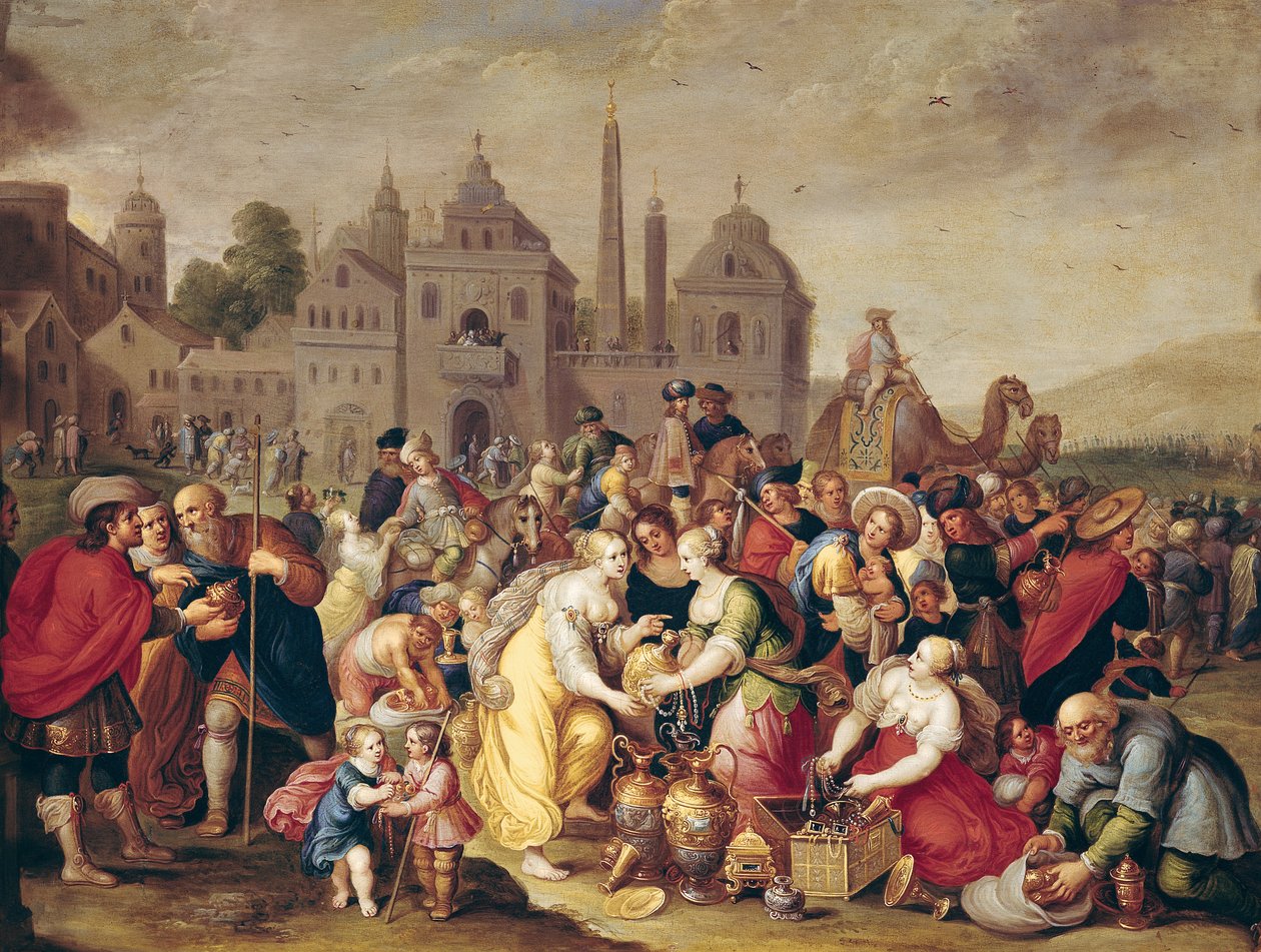 Udvandringen eller Ægypternes Vaser af Frans II Francken the Younger