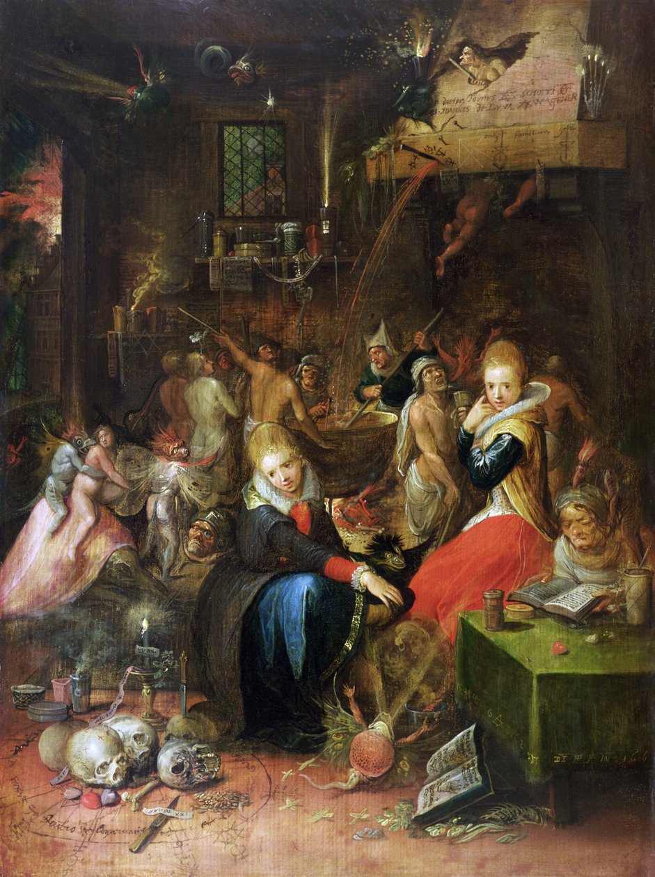 Heksenes sabbat, 1606 af Frans II Francken the Younger