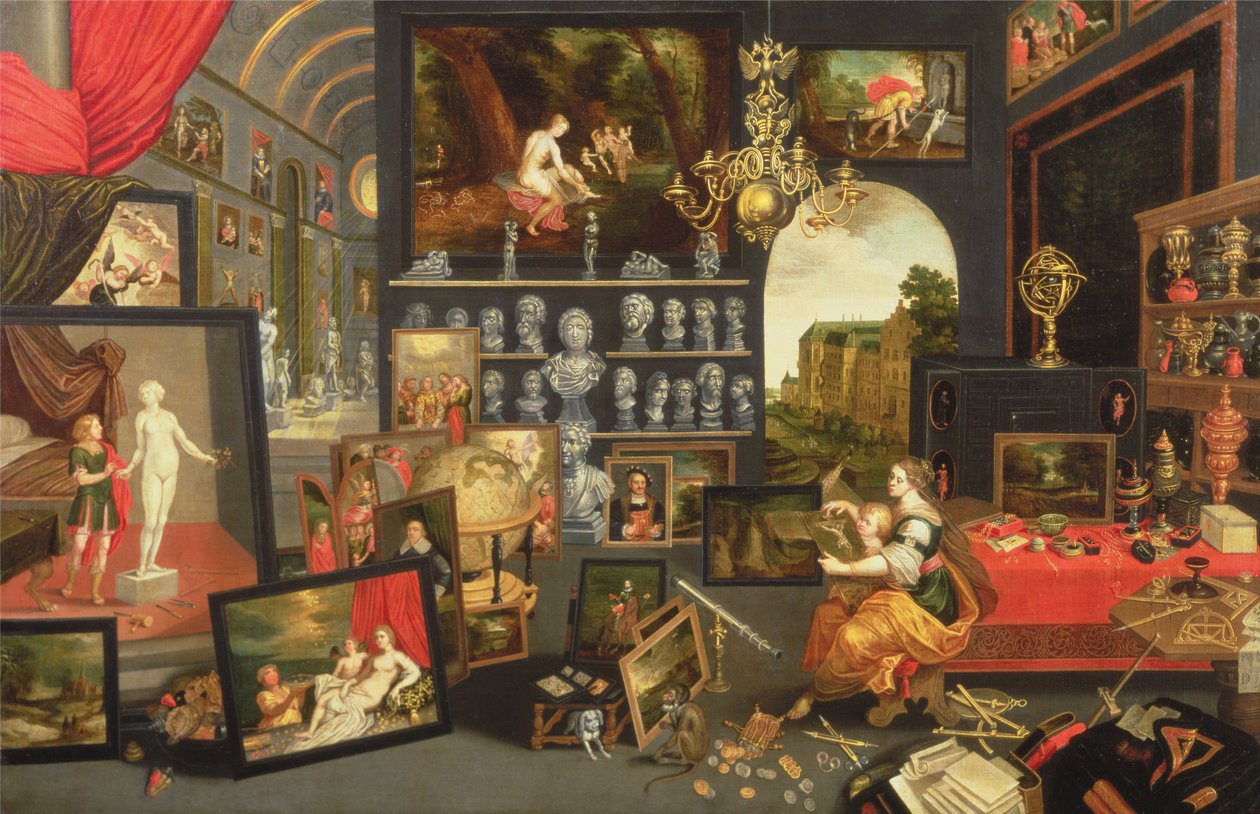 En allegori over den liberale kunst af Frans III Francken