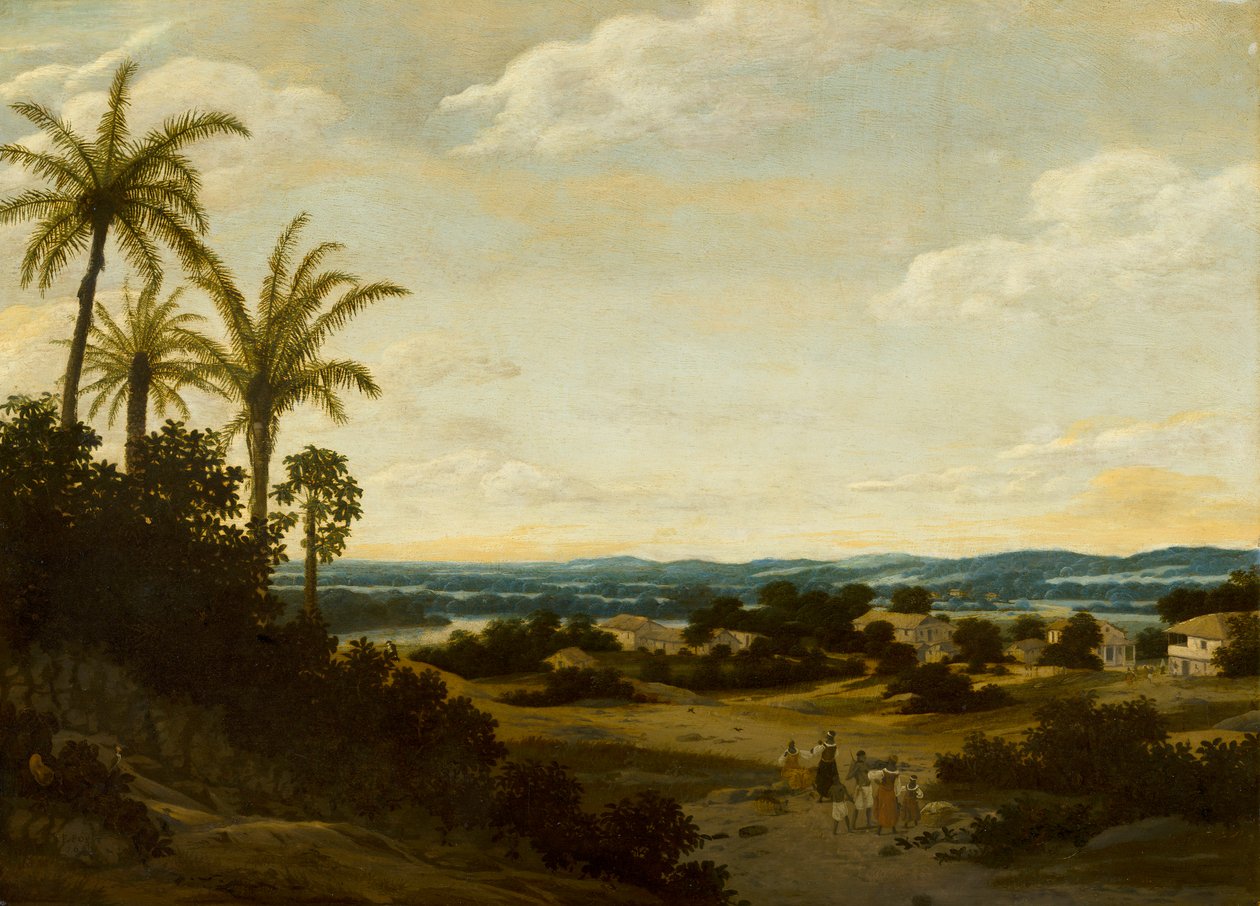 Brasiliansk landskab af Frans Post
