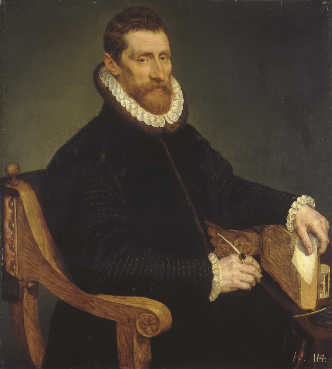 Portræt af en mand af Frans Pourbus the Elder