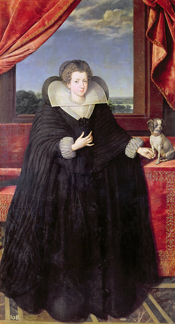 Isabella af Bourbon (1602-44) dronning af Spanien, 1615-22 af Frans Pourbus the Younger