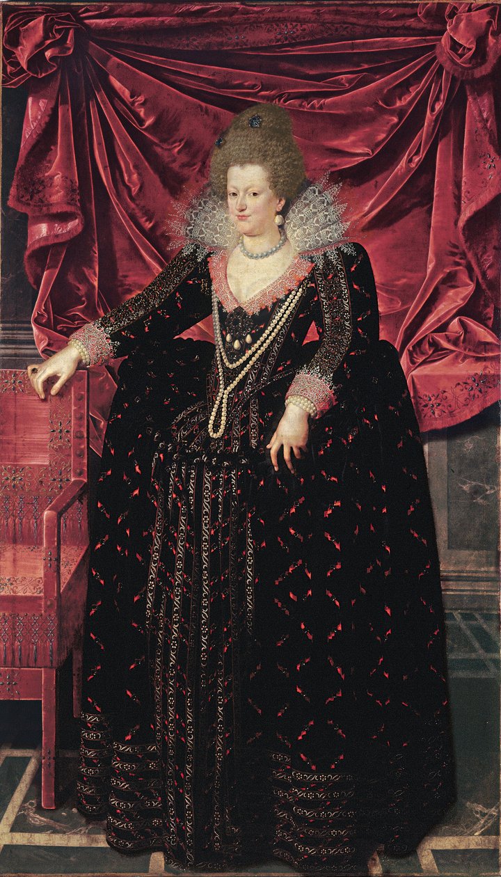 Portræt af Maria de ’Medici af Frans Pourbus the Younger
