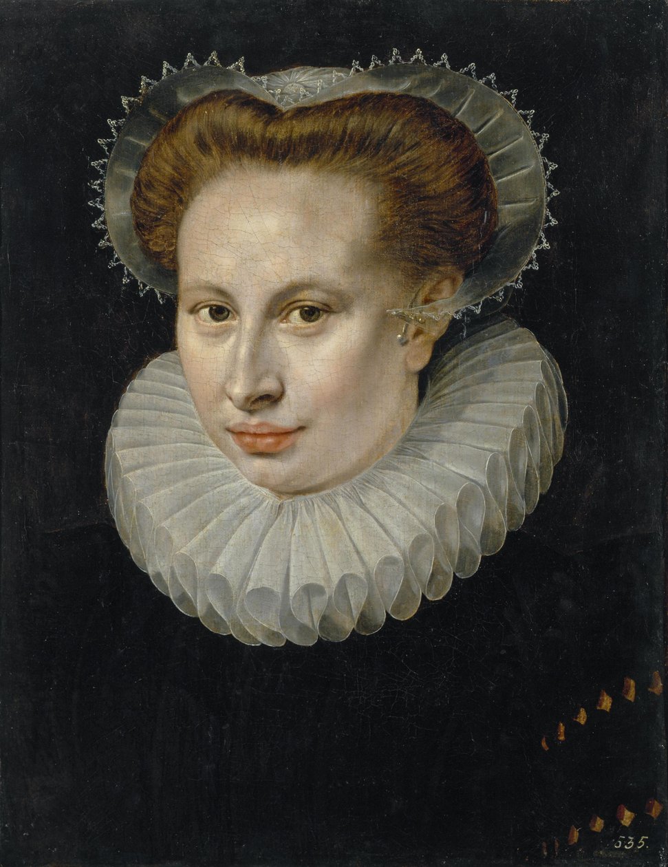 Portræt af en dame af Frans Pourbus the Younger
