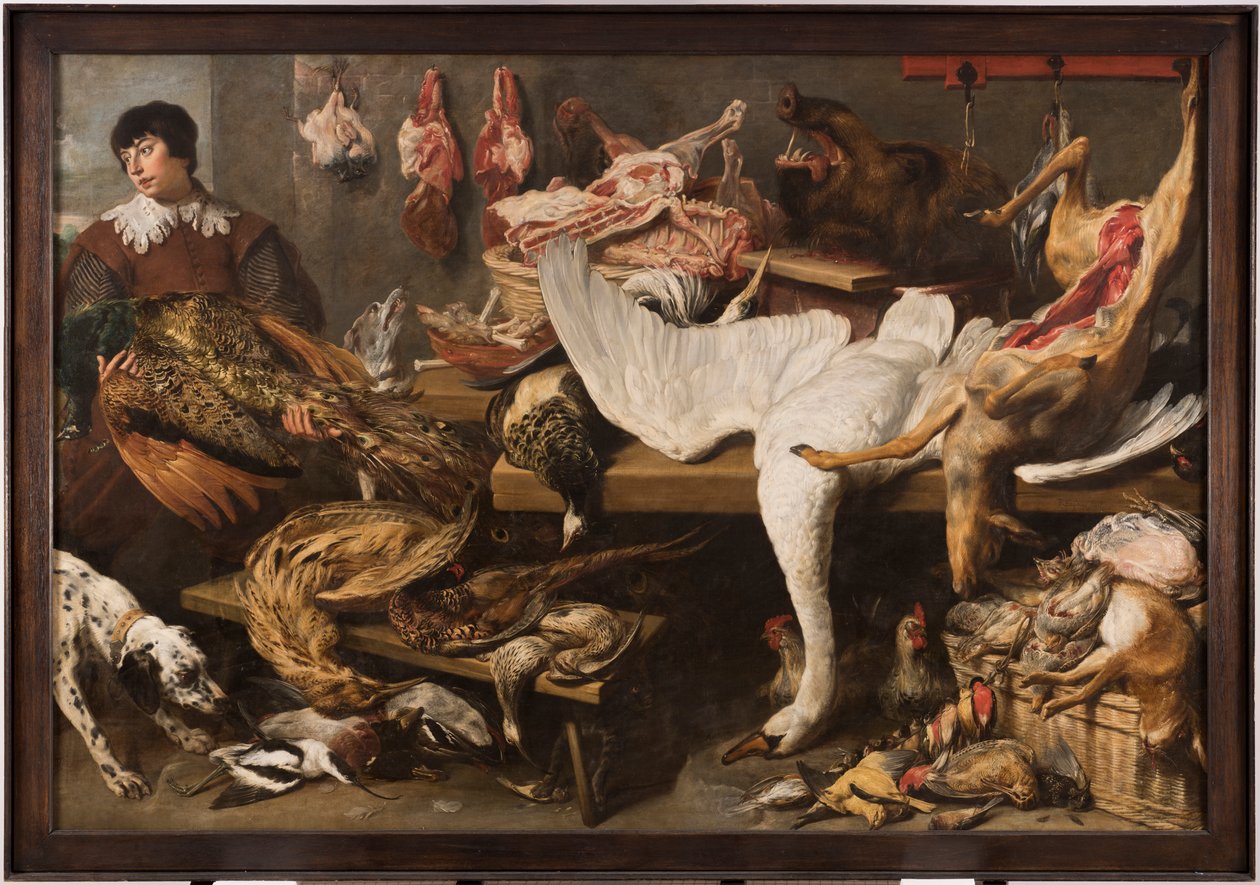En spilstand af Frans Snyders or Snijders