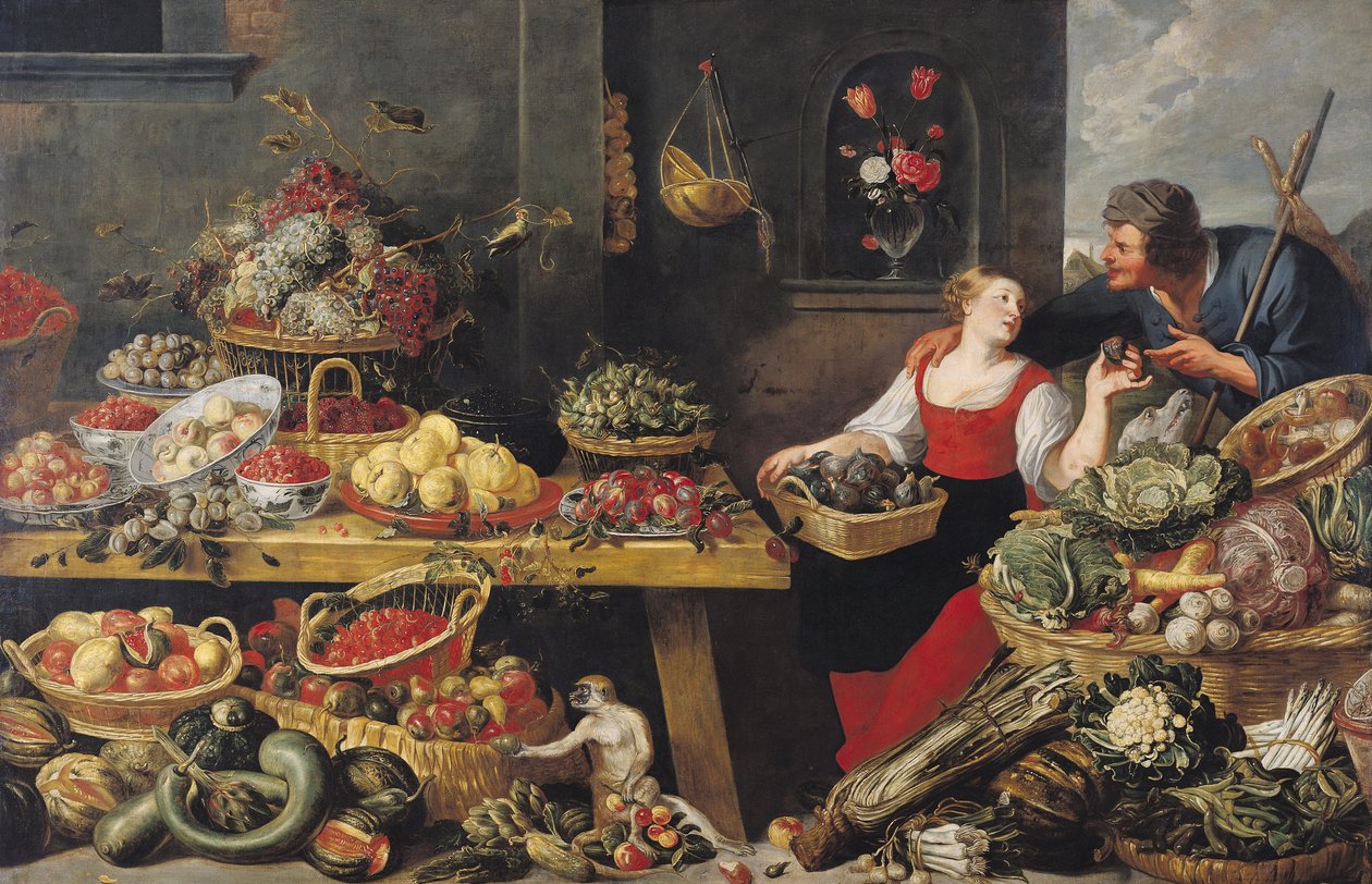 Frugt- og Grøntmarked af Frans Snyders or Snijders