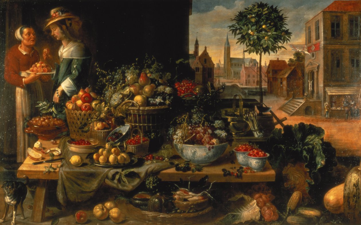 Frugtboden, c.1640 af Frans Snyders or Snijders