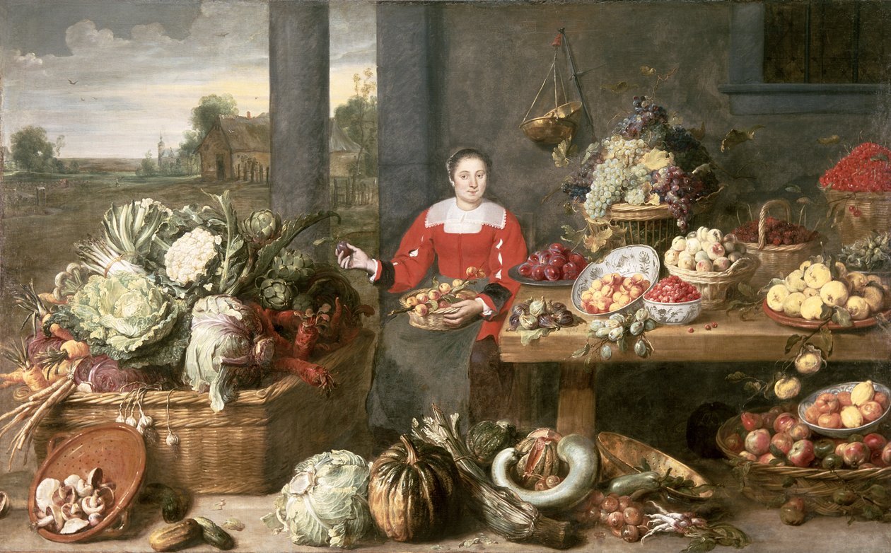 En frugtbod af Frans Snyders or Snijders