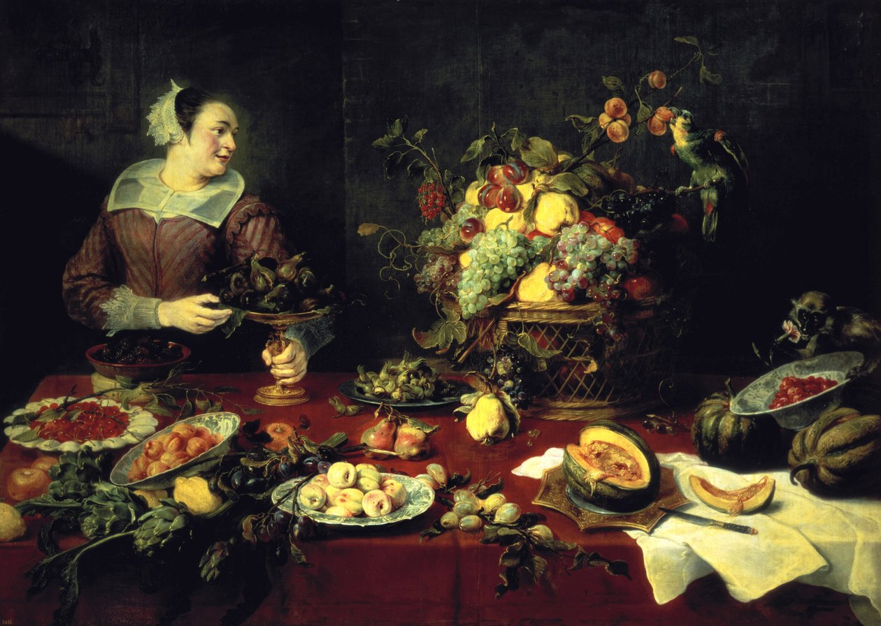 Frugtskålen af Frans Snyders or Snijders