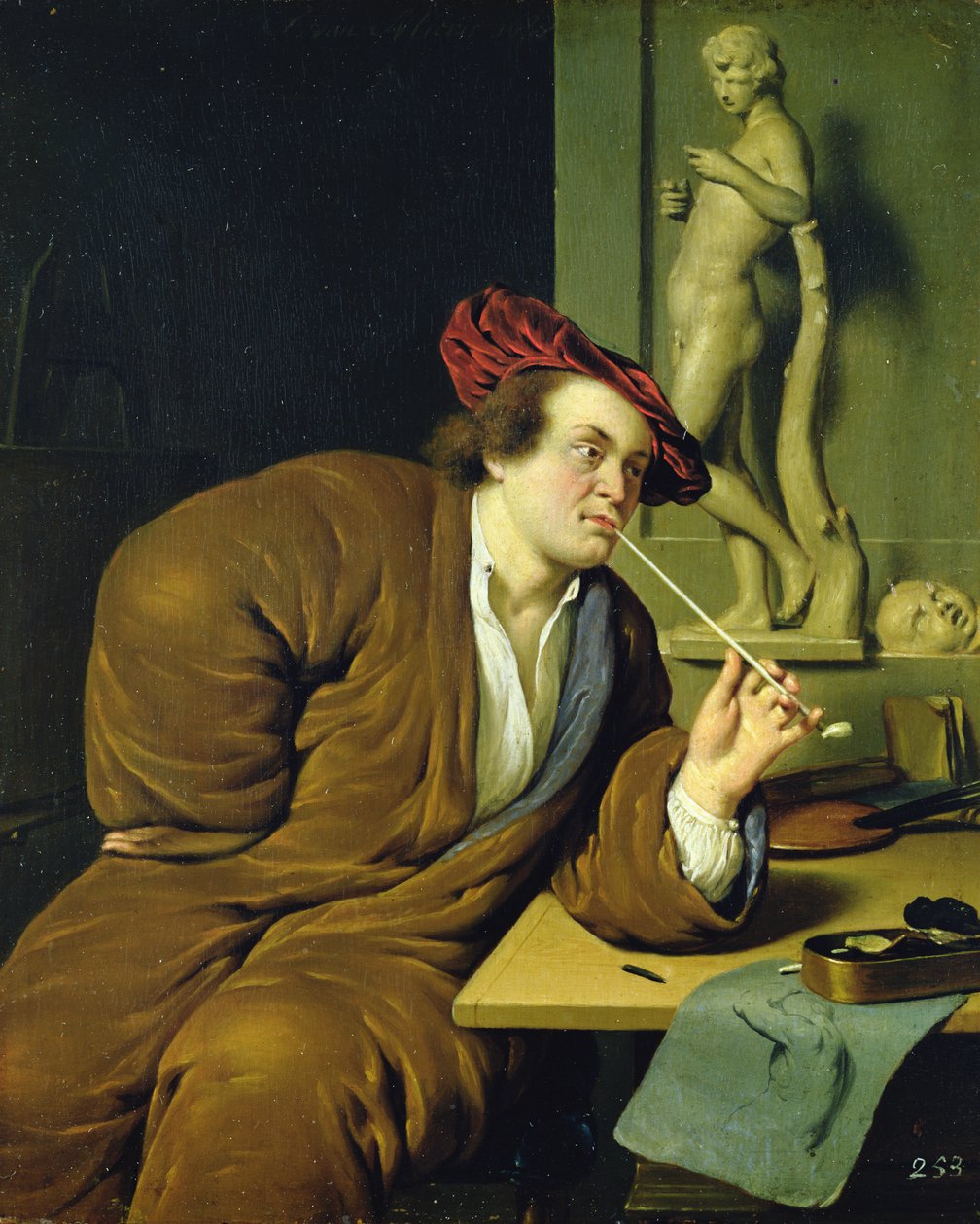 Ryger, muligvis et selvportræt, 1688 af Frans van Mieris