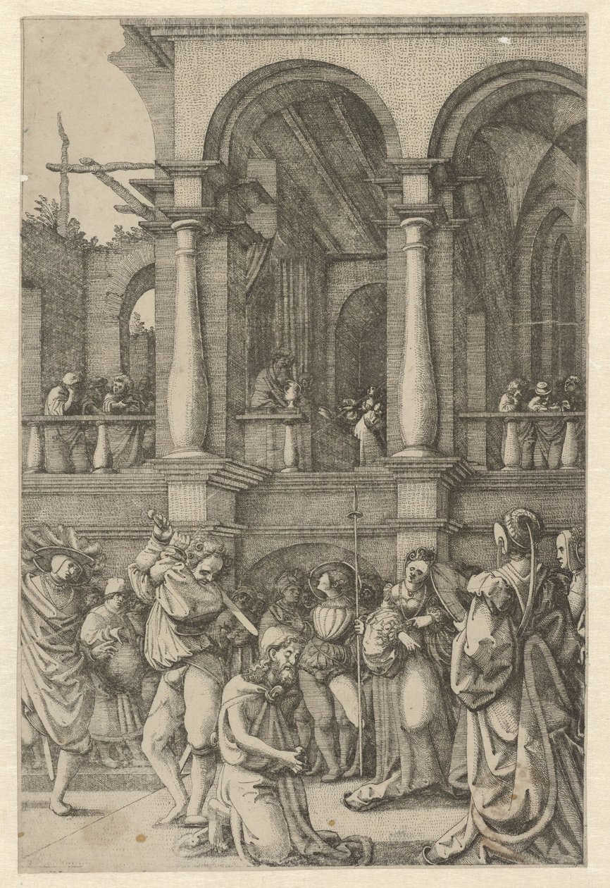 Halshugning af Johannes Døberen af Frans Crabbe van Espleghem