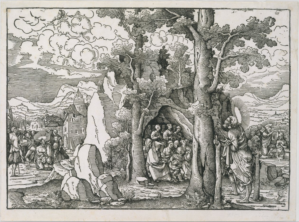 Scener fra Johannes Døberens liv, ca. 1522. af Frans Crabbe van Espleghem