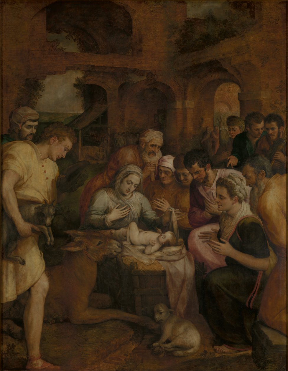Hyrdernes tilbedelse af Frans Floris