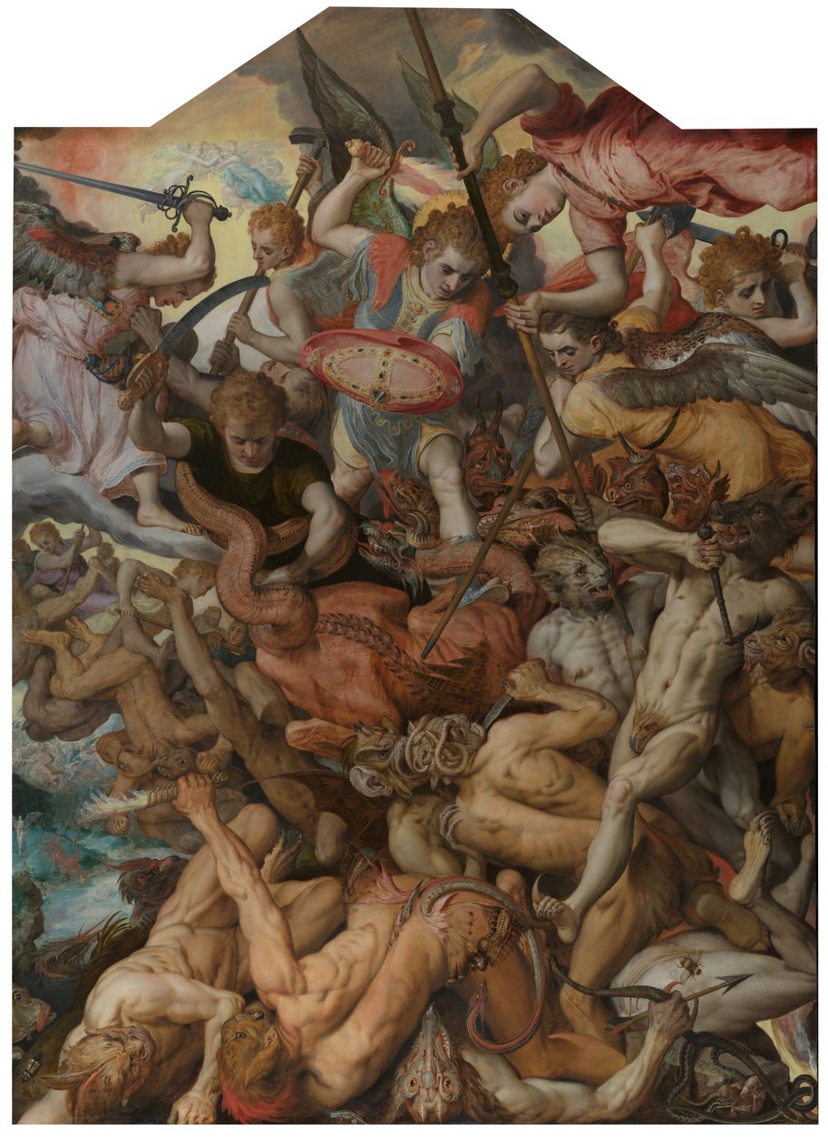 Oprørsenglenes fald af Frans Floris