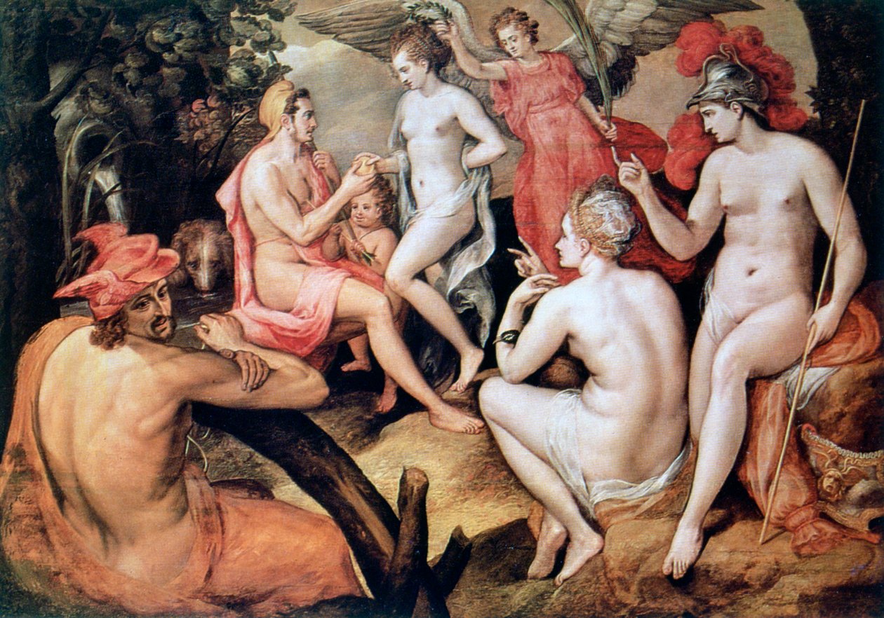 The Judgment of Paris, c1550 af Frans Floris