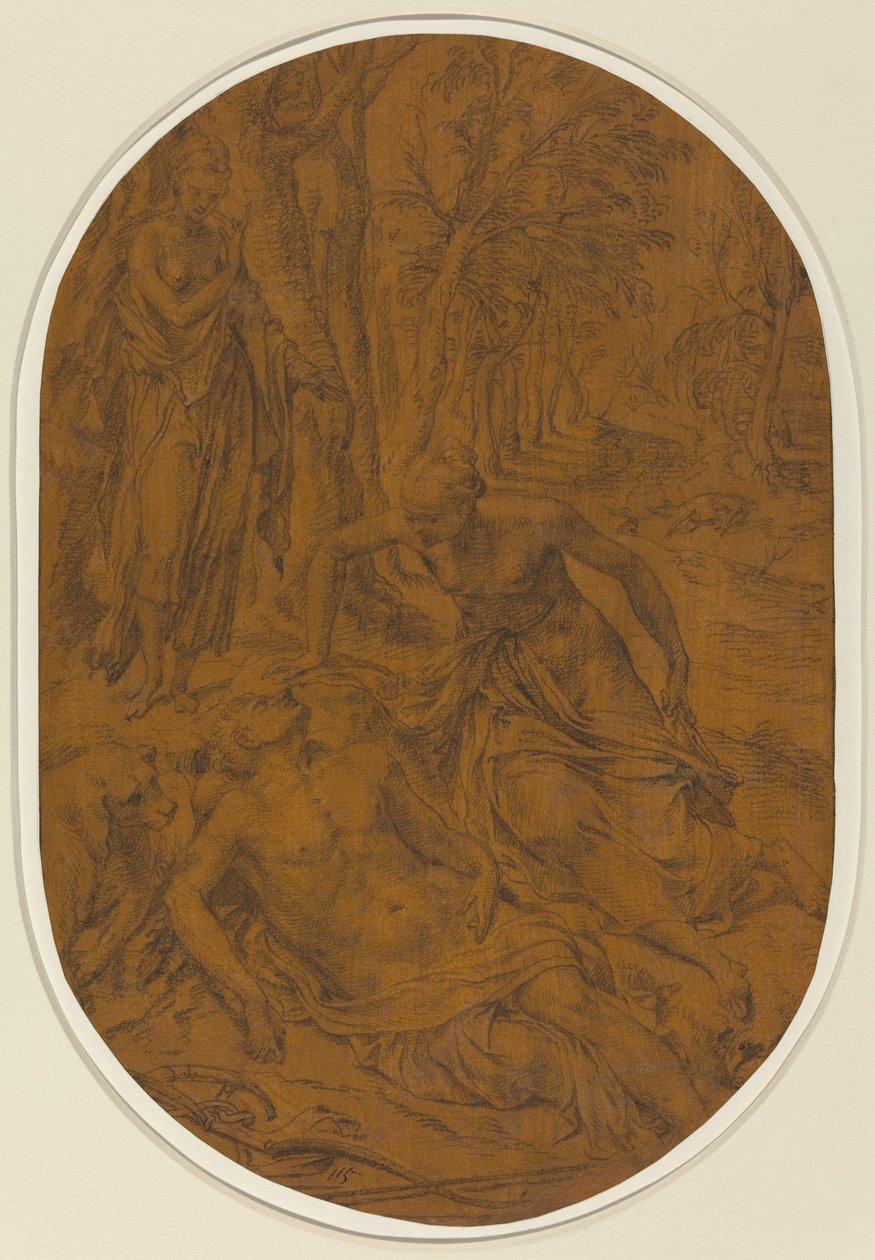 Diana og Endymion af Frans Floris I