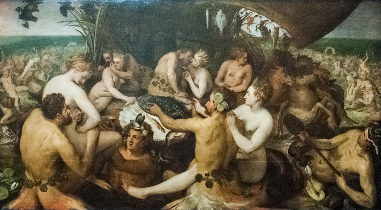 Svensk: Havsgudarnas högtid Havgudernes fest af Frans Floris I