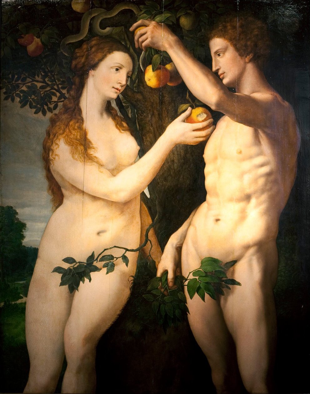 Menneskets fald af Frans Floris I