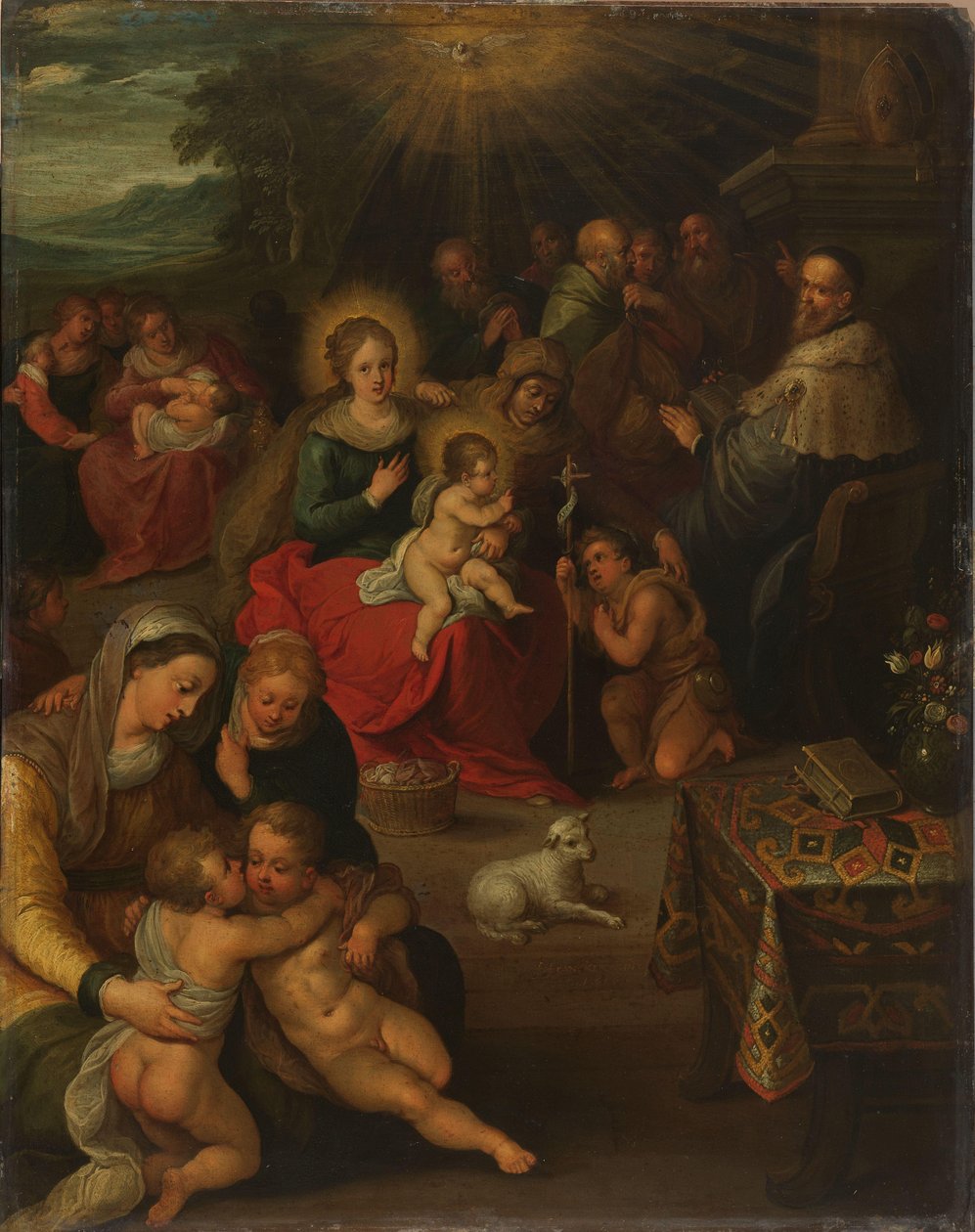 Det hellige slægtskab af Frans Francken (II)